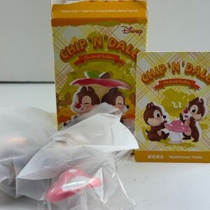 Pop Mart Chip and Dale Fun Loving Brothers Mushroom Table